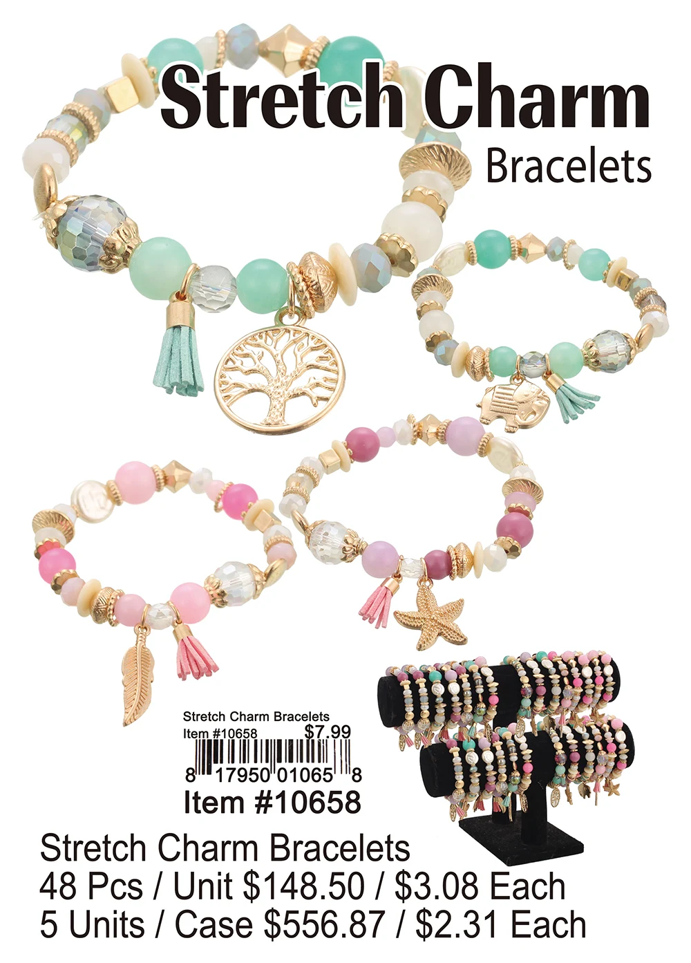 Stretch Charm Bracelets